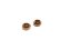 Stainless steel part for round leather: SSP-206 6MM (Rose Gold)