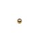 Stainless steel part for round leather: SSP-36 4mm (Gold)