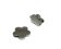Stainless steel part for Flat leather: SSP-387 10*3mm (Steel)
