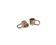 Stainless steel part for round leather: SSP-54 4mm (Rose Gold)