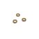 Stainless steel part for round leather: SSP-69 4mm (Gold)