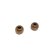 Stainless steel part for round leather: SSP-70 4mm (Rose Gold)