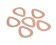 Stingray Beads - ring-calar-teardrop-salmon-polish
