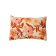Orange Flower Pattern Cotton Cushion