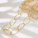 Gold Plated Stainless Steel Necklace - 519