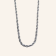 Rope Chain Necklace - Silver - 2mm - Item 906