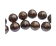 Ceramic Beads - 30mm (Brown)