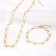 Gold Plated Stainless Steel Necklace - 533