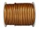 Round Leather Cord - 2mm - Metallic Burnt Orange