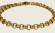 Semicircle Wire Belcher Chain Bracelet - Gold - 3mm - Item 988