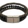 Combination Gemstone and Leather Bracelet - Style 162