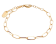 Oval Chainlinked Bracelet – Gold
