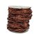 Leather cords - Barbed wire - V.Cognac