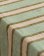 Green and Pink Striped Waxed Tablecloth