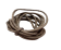 Real silk cords with inserts - 3mm - GREY