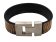 Plain Flat Leather Bracelet - Style 281