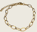 Almond Chainlink Bracelet - Gold - Item 991