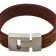 Plain Flat Leather Bracelet - Style 283