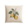Cream Cotton Cushion with Lemons