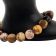 Zebra Jasper Gemstone Bracelet: Style-516 (8mm)