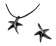 Stainless steel pendant: SSP-504 26mm (Steel) Starfish
