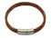 Spiral Braided Leather Bracelet - Style 324