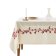 Cream Cotton Tablecloth with Patterns
