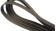 Real Nappa Flat Leather with steel balls chains - 10mm - Light Taupe
