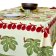 Large Leaf Patterned Waxed Tablecloth