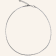 Square Boston Chain Necklace - Silver - 2mm - Item 985
