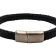 Spiral Braided Leather Bracelet - Style 329