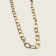 Triangle Wire Dendritic Pearl Necklace - Gold - 2mm - Item 980