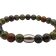 Bloodstone Gemstone Bracelet: Style-522 (8mm)