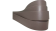 Nappa Leather Flat-Dark Taupe-20mm