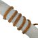 Arizona Style Oval Braided -12*5mm-Natural