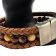 Combination Gemstone and Leather Bracelet - Style 167