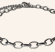 Triangle Wire Dendritic Pearl Bracelet - Silver - 3mm - Item 980