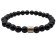Black Onyx Gemstone Bracelet: Style-576 (6mm)
