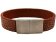 Plain Flat Leather Bracelet - Style 321