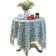 Blue Floral Waxed Tablecloth