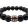 Gold Obsidian Stone Gemstone Bracelet - Style 582