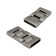 Stainless Steel Snap Lock Clasp: MGST 52 20x3.5mm (Steel)