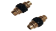 Stainless Steel Magnetic Clasp: MGST-191 4mm (Rose Gold+Crystal)