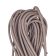 Real Round Nappa Leather Cord - Taupe 5mm