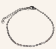 Cable Link Chain Bracelet - Silver - 1mm - Item 992
