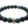 Azurite Malachite Gemstone Bracelet: Style-526 (8mm)