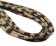 Round Stitched Nappa Leather Cord-4mm-zebra light print
