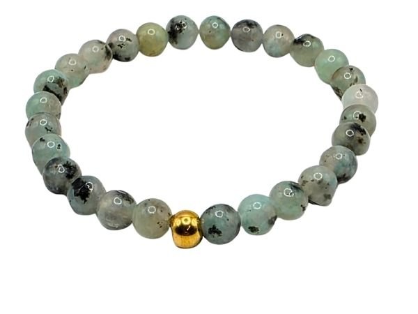 Labradorite Gemstone Bracelet: Style-545 (6mm)