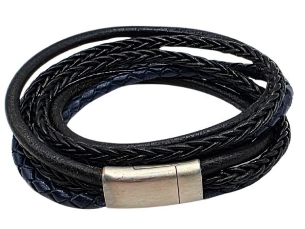 Combination Leather Bracelet - Style 244