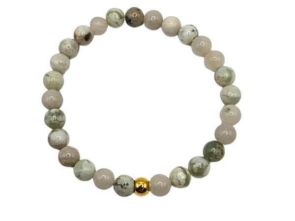 Jade Gemstone Bracelet: Style-537 (6mm)